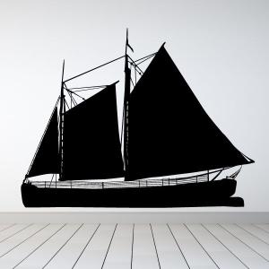 Sailboat Wall Decal - Vinyl Decal - Car Decal - BA006 Brand New Unisex Cheap Online