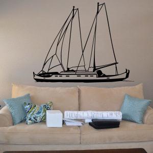 Sailboat Wall Decal - Vinyl Decal - Car Decal - LARGE MC05 Buy Cheap Big Discount