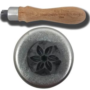 10mm Mini Graphite Poinsettia Stamp Low Pice Sale Online