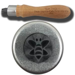 10mm Mini Graphite Bee Stamp Outlet Affordable