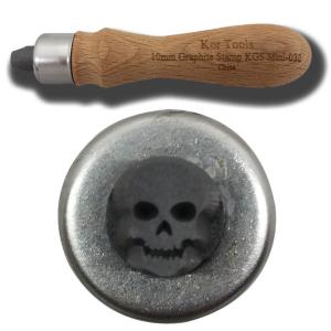 10mm Mini Graphite Skull Stamp Clearance Online Online
