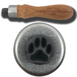 10mm Mini Graphite Paw Print Stamp Buy Cheap With Credit Card