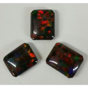 10x8mm Octagon Mosaic Triplet Opal Cheap Sale Visit