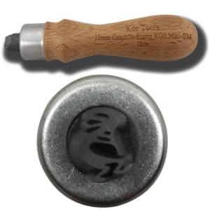 10mm Mini Graphite Kokopelli Stamp Free Shipping Inexpensive