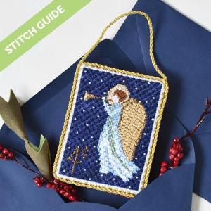 Stitch Guide - Vintage Stamp Collection - Angel Clearance Low Shipping