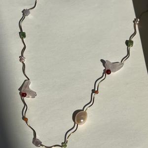 Bloom Filament Necklace Order Cheap Pice