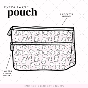 PREORDER Blush Pink - XL Stationery Pouch Online For Sale