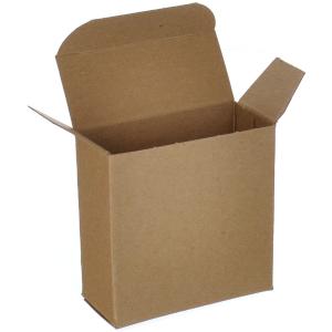 3 x 1 5/16 x 3 Brown 24pt 1-pc Chipboard Folding Carton 1000/Case Clearance 2025 Unisex
