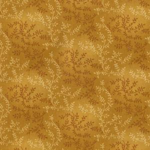 Mustard Blended Branches 108" Fabric By The Yard Clearance 2025