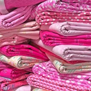 Mystery Pink Scrap Bag - Minimum 6-Yards of Fabric! Discount Wholesale