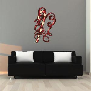 Candy Cane with Ribbons sticker Cheap Big Sale