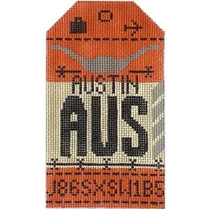 Austin AUS Retro Travel Tag Best Wholesale