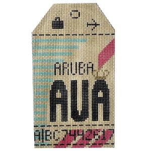 Aruba AUA Retro Travel Tag Free Shipping 2025 New