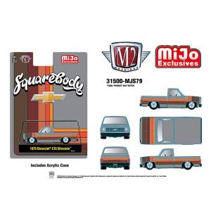 *Pre-Order* M2 Machines - 1978 Chevrolet C10 Silverado Squarebody Pickup Truck  Cool Grey Cheap Sale Finishline
