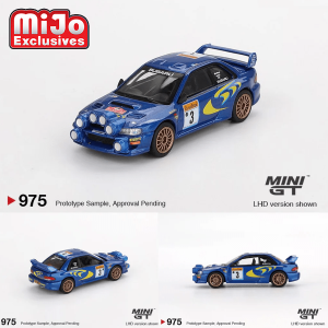 *Pre-Order* Mini GT - Subaru Impreza WRC98 1998 Rally Monte-Carlo 3rd Place #3 Get Authentic