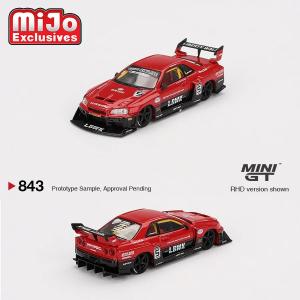 *Pre-Order* Mini GT - Nissan LB-ER34 Super Silhouette Skyline  Red/Black Amazing Pice