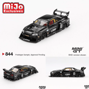 *Pre-Order* Mini GT - Nissan LB-ER34 Super Silhouette Skyline  Black With Mastercard Cheap Pice