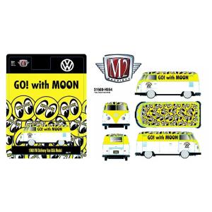 *Pre-Order* M2 Machines - 1960 Volkswagen Delivery Van USA Model Mooneyes  White Discount Collections