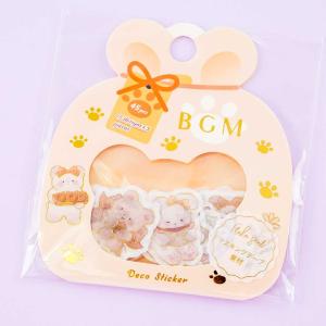 BGM Vintage Fluffy Bears & Bunnies Deco Sticker Pack Discount Cost