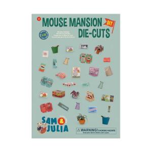The Mouse Mansion Die Cuts- Prints Deluxe Huge Surprise Cheap Pice
