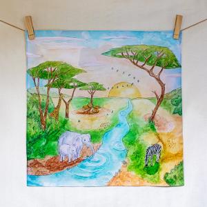 Wonderie Plains of Africa Playcloth Buy Cheap New