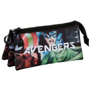 Astuccio Marvel Avengers 3 Zip, Portacolori per la scuola Elementare e Media Professional