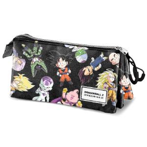 Astuccio Dragon Ball Portacolori 3 Zip Low Cost Cheap Pice