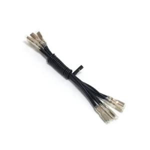 10 Connection Black Daisy Chain (.110") For Nice For Sale