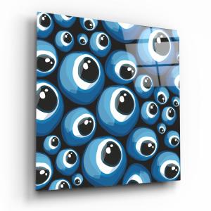 Blue Evil Eye Beads Glass Wall Art Get To Buy For Sale