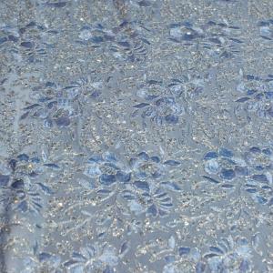 SKY BLUE EMBROIDERED SILK B32-56 Discount Reliable
