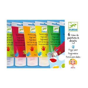 6 Finger Paint Tubes  - Classic Latest Collections For Sale