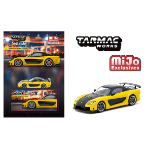 *Pre-Order* Tarmac Works - Mazda RX-7 VeilSide Fortune7 - Yellow Clearance Best Seller