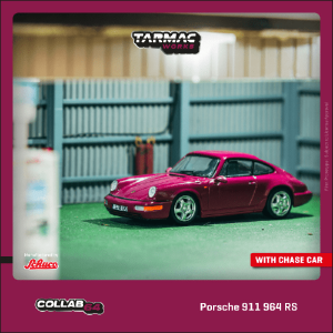 *Pre-Order* Tarmac Works X Schuco - Porsche 911 964 RS Ruby Star - 2025 Collab64 Series Excellent