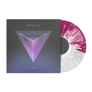 Node 12" Vinyl (Half Translucent Purple & Half Clear w/ White Splatter) For Sale For Sale