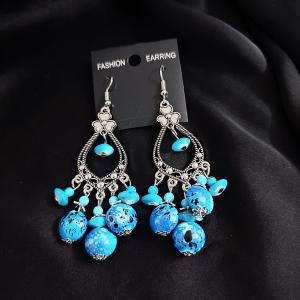 Antique Feroza Beads Earring High Quality For Sale