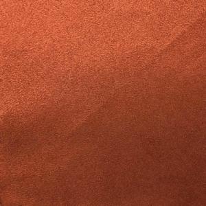 Aria Orange Suede Fabric Swatch For Cheap