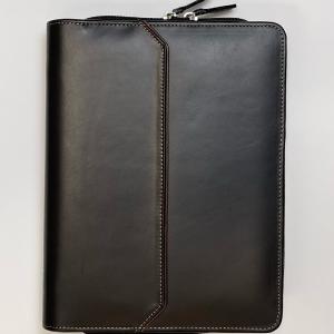 20 Pen Case -Seconds-Black leather Clearance Choice