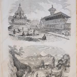 1855 - Sketches in Nepaul (Nepal) - Antique Print Cheap Sale Outlet