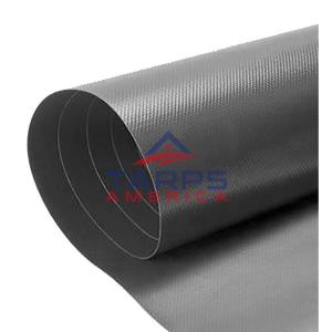 18 oz Heavy Duty Gray Vinyl Coated Polyester Roll by AtlasShield Cheap New Arrival