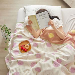 Rural Peach Lyocell Fiber Gauze Quilt Cheap Real Eastbay