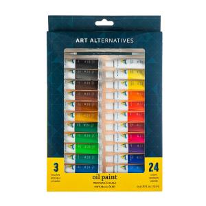 Art Alternatives Economy Oil Paint 24-Color Set Free Shipping Visit