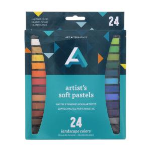 Art Alternatives Artist Soft Pastel Sets 24-Color Set Landscape Clearance For Cheap
