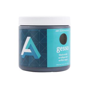 Art Alternatives Black Gesso Pint (16oz) Store Cheap Online