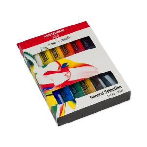 Amsterdam Standard Acrylic General Set - 20ml x 12 Discount Authentic