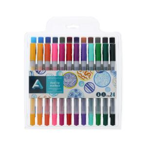 Art Alternatives Dual Tip Markers Set of 24 Cheap Lowest Pice