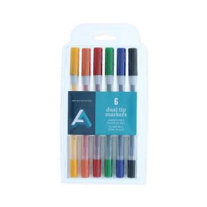 Art Alternatives Dual Tip Markers Set of 6 Cheap Sale 100% Guaranteed