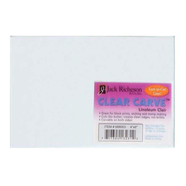 Jack Richeson - Clear Linoleum - 4x6" Block Footlocker Finishline For Sale