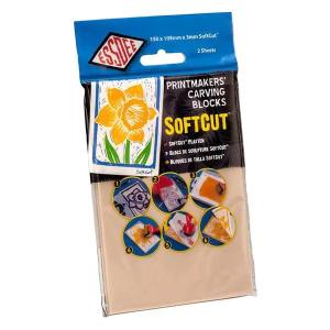 Essdee - SoftCut Lino Blocks - 10.5x15cm - 2 Pack Free Shipping Online