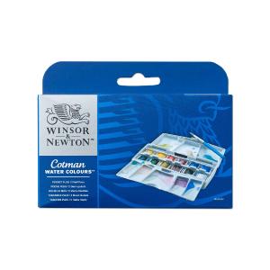 Winsor & Newton Cotman Pocket PLUS Set - 12 Half Pans Original Cheap Pice