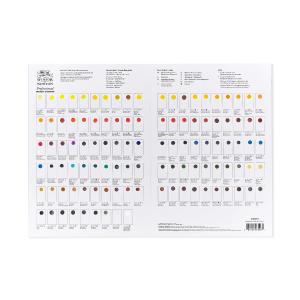 Winsor & Newton Professional Watercolour Dot Card Colour Chart Buy Cheap Pay With Paypal